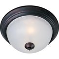 Maxim Lighting Maxim Lighting 5842FTOI Maxim 3-Light Flush Mount with Frosted Glass - Oil Rubbed Bronze 5842FTOI